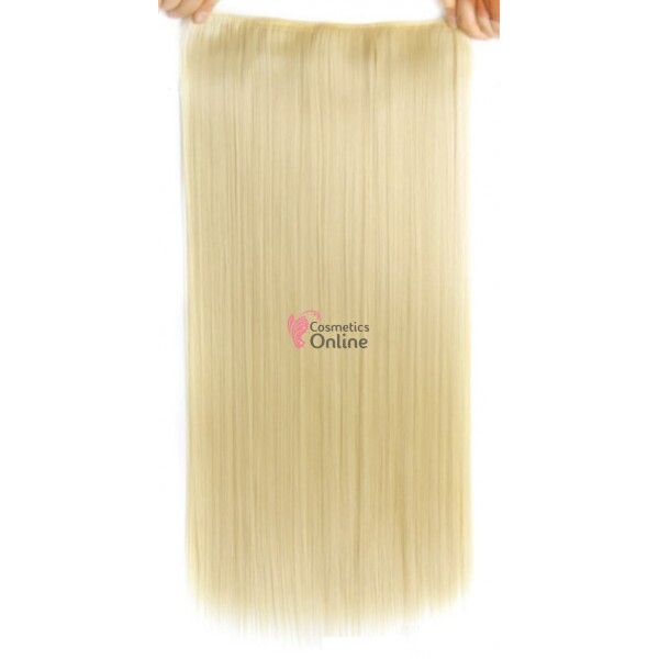Extensie de par cu 5 Clips On delux dubla dreapta de 60 cm, Blond deschis mixt 93011003